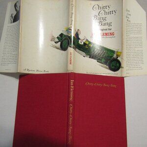 1964 1st CHITTY CHITTY BANG BANG Ian Fleming (of Bond Fame) Magical Car HC/DJ